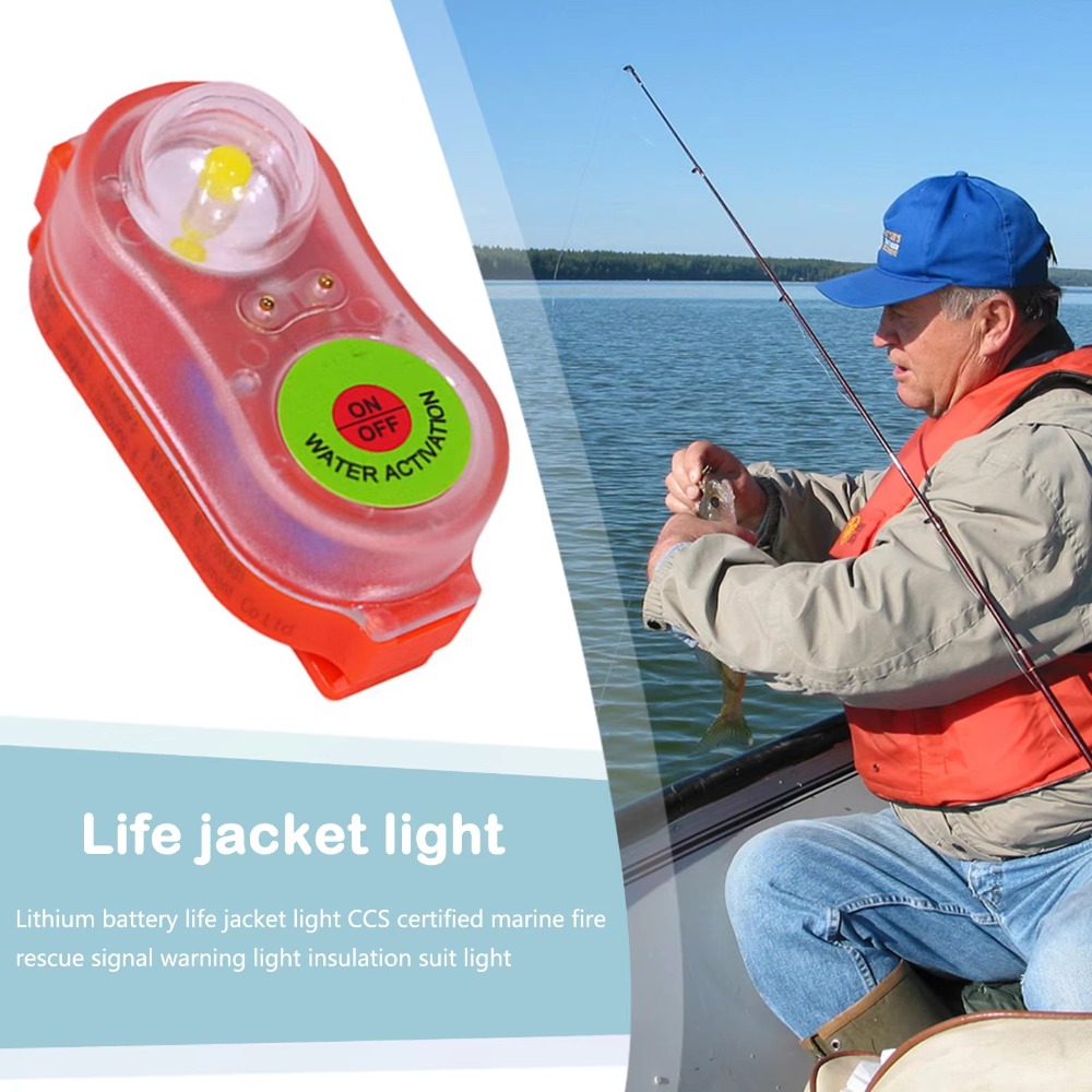 Life Jacket - 1/2 stuks Nieuw waterdicht LED-zwemvestlicht Zelfverlichtend