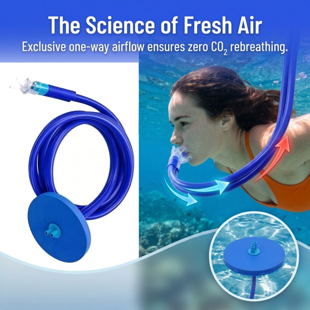 Dubbele buizen Volledig droog  - Snorkeling Gear recensie en prijs